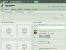 Tablet Screenshot of chalogonzalez.deviantart.com