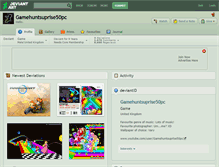 Tablet Screenshot of gamehuntsuprise50pc.deviantart.com