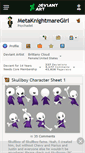Mobile Screenshot of metaknightmaregirl.deviantart.com