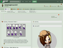 Tablet Screenshot of metaknightmaregirl.deviantart.com