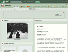 Tablet Screenshot of nenesan.deviantart.com