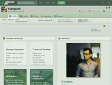 Tablet Screenshot of fusingmatt.deviantart.com