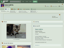 Tablet Screenshot of naterciabrito.deviantart.com