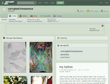 Tablet Screenshot of corrupted-innoscence.deviantart.com