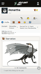 Mobile Screenshot of monartha.deviantart.com