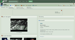 Desktop Screenshot of belx.deviantart.com