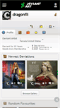 Mobile Screenshot of dragonfli.deviantart.com