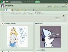Tablet Screenshot of jameshd2k.deviantart.com