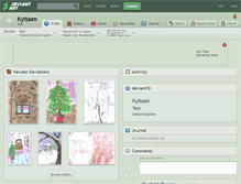 Tablet Screenshot of kyttaen.deviantart.com