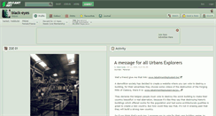 Desktop Screenshot of black-eyes.deviantart.com