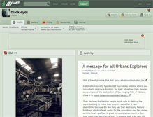 Tablet Screenshot of black-eyes.deviantart.com