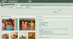 Desktop Screenshot of mademoiselle-zoe.deviantart.com