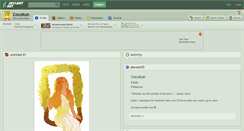 Desktop Screenshot of cocokun.deviantart.com
