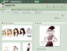 Tablet Screenshot of hyacinth-zofia.deviantart.com