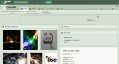 Desktop Screenshot of irelephant.deviantart.com