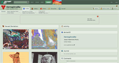 Desktop Screenshot of hermaphrodite.deviantart.com