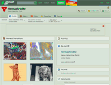 Tablet Screenshot of hermaphrodite.deviantart.com