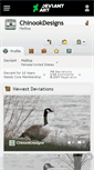 Mobile Screenshot of chinookdesigns.deviantart.com