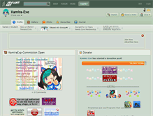 Tablet Screenshot of kamira-exe.deviantart.com