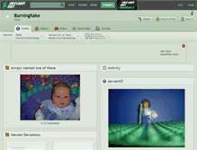 Tablet Screenshot of burningkake.deviantart.com