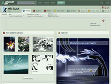 Tablet Screenshot of mei-sama.deviantart.com