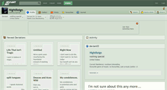 Desktop Screenshot of nightreign.deviantart.com