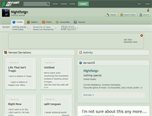 Tablet Screenshot of nightreign.deviantart.com
