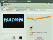 Tablet Screenshot of past1978.deviantart.com