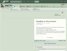 Tablet Screenshot of mega7766.deviantart.com