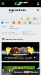 Mobile Screenshot of angel624-626.deviantart.com
