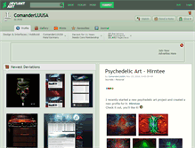 Tablet Screenshot of comanderluusa.deviantart.com