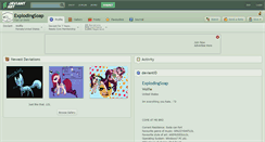 Desktop Screenshot of explodingsoap.deviantart.com