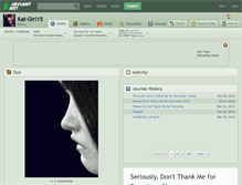 Tablet Screenshot of kat-girl15.deviantart.com