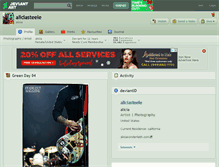 Tablet Screenshot of aliciasteele.deviantart.com