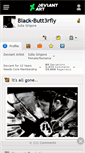 Mobile Screenshot of black-butt3rfly.deviantart.com