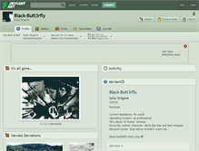 Tablet Screenshot of black-butt3rfly.deviantart.com