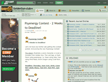 Tablet Screenshot of goldensun-club.deviantart.com