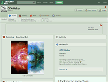 Tablet Screenshot of gfx-maker.deviantart.com