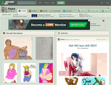 Tablet Screenshot of fatart.deviantart.com