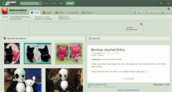 Desktop Screenshot of darknessbind.deviantart.com