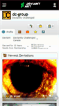 Mobile Screenshot of dc-group.deviantart.com