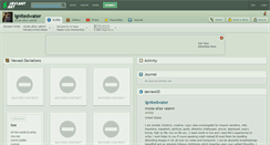 Desktop Screenshot of ignitedwater.deviantart.com