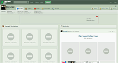 Desktop Screenshot of davynski.deviantart.com