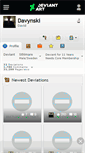 Mobile Screenshot of davynski.deviantart.com