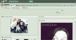 Desktop Screenshot of jamejam.deviantart.com