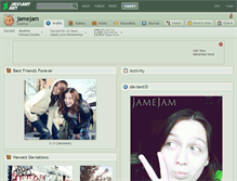 Tablet Screenshot of jamejam.deviantart.com