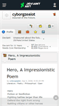 Mobile Screenshot of cyborgzealot.deviantart.com
