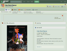 Tablet Screenshot of cats-dont-dance.deviantart.com