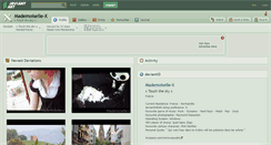 Desktop Screenshot of mademoiselle-x.deviantart.com