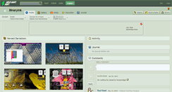 Desktop Screenshot of binaryink.deviantart.com